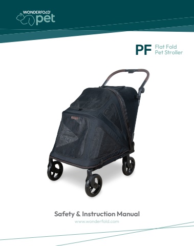 PF Flat Fold Pet Stroller (US English)