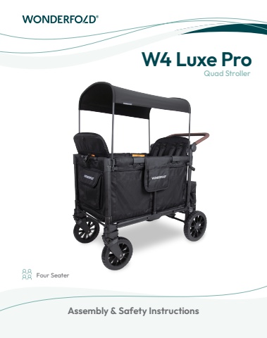 W4 Luxe Pro Stroller Wagon (DE Englsih)