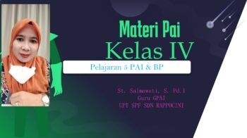 Materi Pai Kelas IV