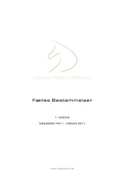 FaellesBestemmelser1januar2017