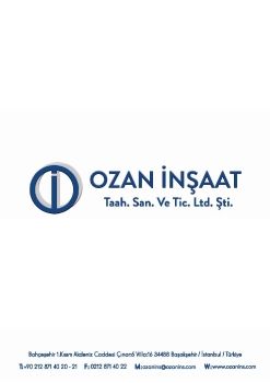 Ozan İnşaat Tanıtım Kitapçığı