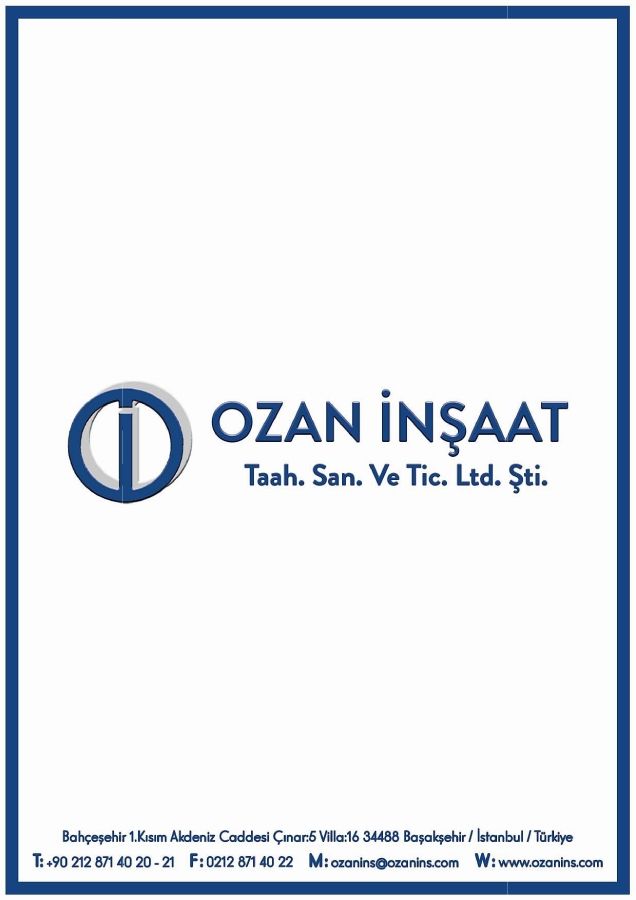 Ozan İnşaat Kitapçık