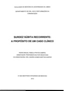 Surdez Súbita Recorrente