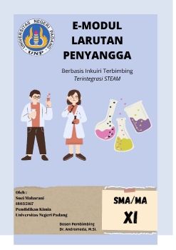 E-MODUL LARUTAN PENYANGGA INKUIRI TERBIMBING TERINTEGRASI STEAM