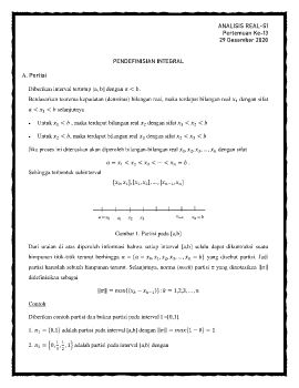 PENGDEFINISIAN INTEGRAL (Magang Enggar MPMAT)