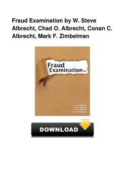 Fraud Examination by W. Steve Albrecht, Chad O. Albrecht, Conan C. Albrecht, Mark F. Zimbelman
