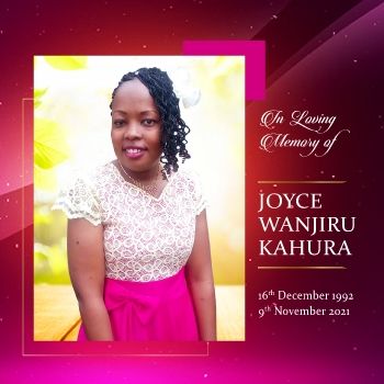 Funeral Programme for Joyce Wanjiru