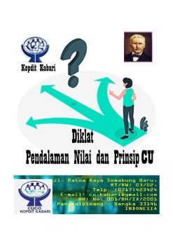 Normal Pendidikan Fondasi-Nilai dan Prinsip CU-2020-ok