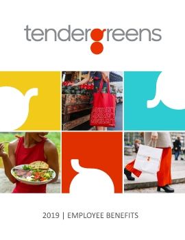 Tender Greens Benefit Guide Sample