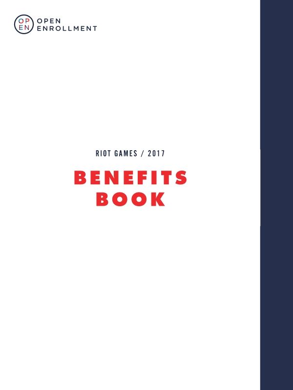 Riot Games - National Benefit Book 2017