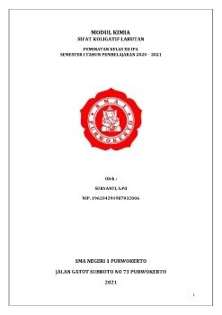 E - MODUL KIMIA KELAS XII Sifat Koligatir Larutan _Neat