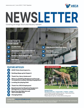 2022_1st & 2nd QTR VECA Newsletter