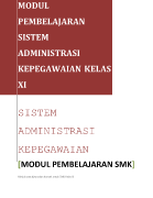 Modul pembelajaran smk