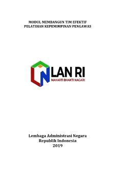 PKP-Modul Membangun Tim Efektif-