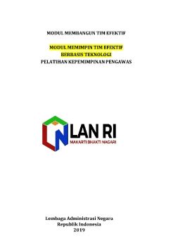 PKP-Modul Membangun Tim Efektif- oce
