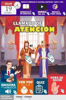 LUNES 19 LLAMADO DE ATENCIÓN 