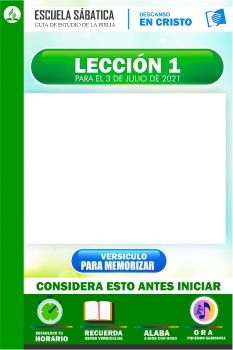 ESTUDIO INTERACTIVO DE LA LECCIÓN I 3ER TRIMESTRE- SABADO 26 