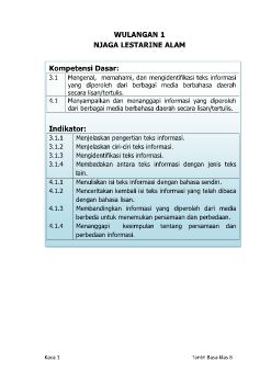 Tantri Basa Jawa Kelas 6 (Bab 1)