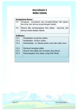Tantri Basa Jawa Kelas 6 (Bab 5)