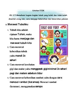 rangkuman PJOK