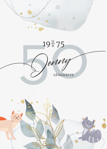 Sånghäfte Jenny 50