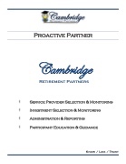 Cambridge Retirement Partners - Services