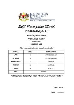 SIJIL JQAF 6C