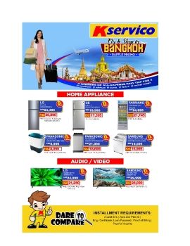 KSERVICO PROMO SEPTEMBER TO DECEMBER 2019