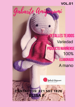 Revista Gabarte Amigurumi detalles tejidos