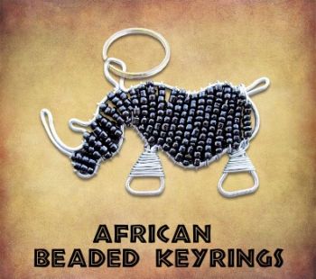 AFRICAN BEADED KEYRINGS - testing2