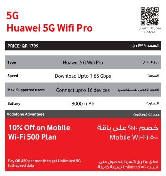 Huawei 5G Wifi Pro