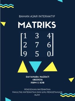 Bahan ajar Matriks_Dayanara Hazrati