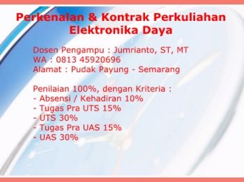 Pengantar Elektronika Daya