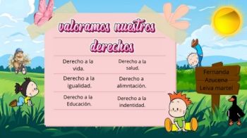 LOS DERECHOS DEL NIÑO-AUTORA FERNANDA LEIVA