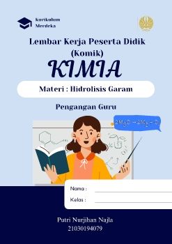 Draft e-LKPD Komik guru