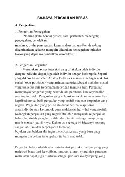 BAHAYA PERGAULAN BEBAS 2