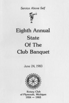 1983 Plymouth Rotary Annual Report