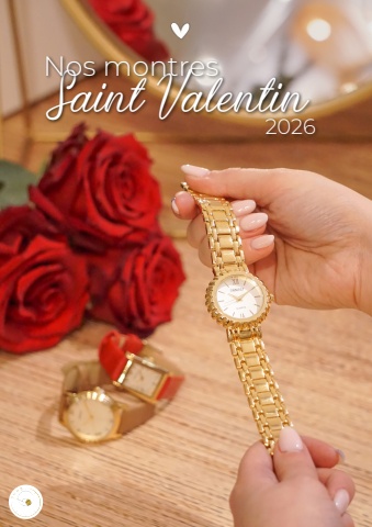 Catalogue Montres Saint Valentin 2026