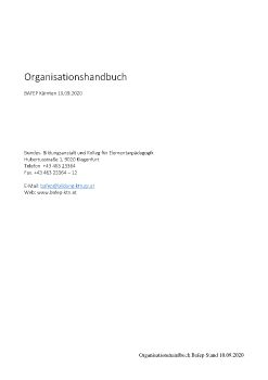 Organisationshandbuch