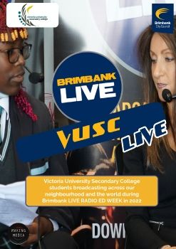 Brimbank LIVE RADIO ED WEEK 2002 - VUSC LIVE produced by Victoria University Secondary College