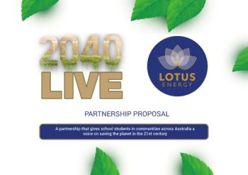 2040 LIVE Partnership Proposal - LOTUS ENERGY - August 2020