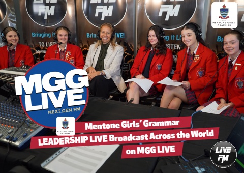 MGG LIVE on LIVE FM produced by Mentone Girls Grammar