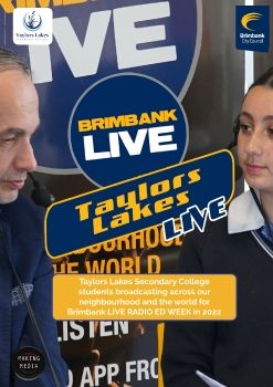 Brimbank LIVE RADIO ED WEEK - TAYLORS LAKES LIVE produced by TAYLORS LAKES SECONDARY COLLEGE