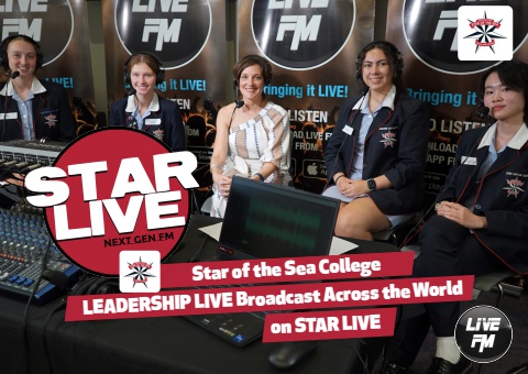 STAR LIVE on LIVE FM produced by Star of the Sea College