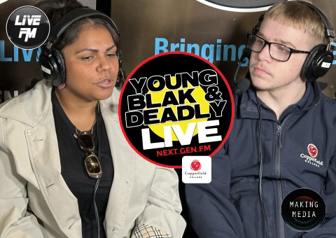 Young Blak & Deadly LIVE  on LIVE FM 2024 v2
