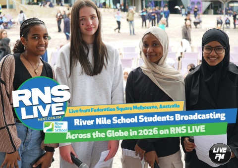 RNS  LIVE 2026 @ Federation Square Melbourne Australia produced by River Nile School