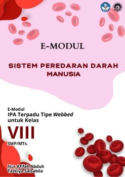 E-Modul IPA Terpadu Sistem Peredaran Darah Kelas VIII Tipe Webbed 2023