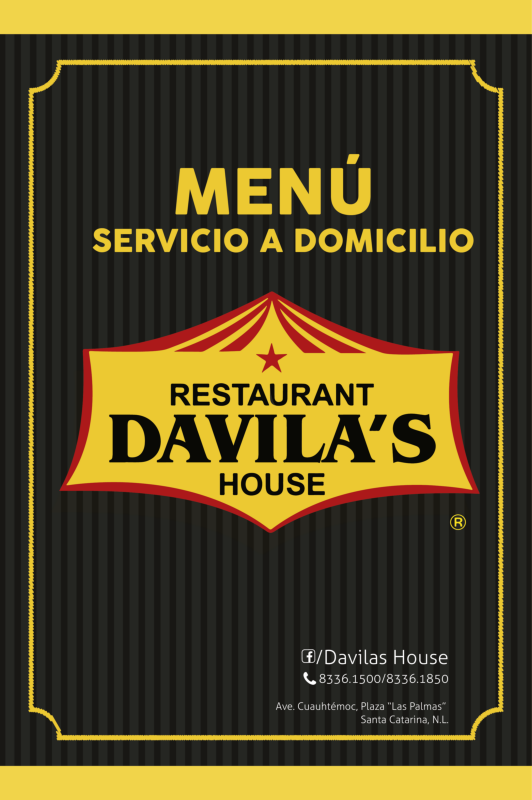 Menu Davilas demo domicilio