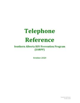 Telephone Reference 2020-2021