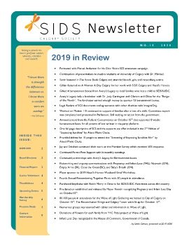 No. 15 SCS Newsletter 2020